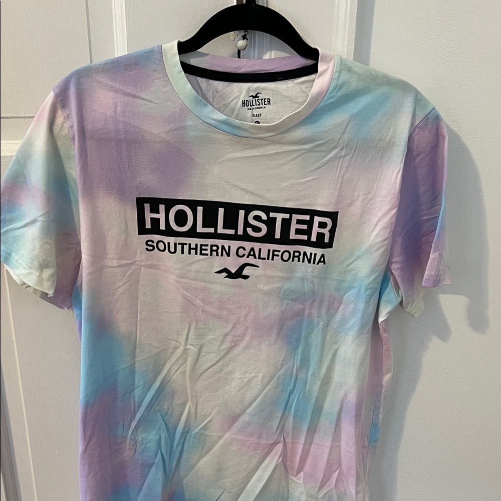 Hollister Pastel Tie-Dye Tee